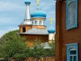 деревянная Церковь в Горно-Алтайске / wooden church in Gorno-Altaisk
