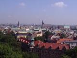 Panorama di Cracovia dal campanile della cattedrale - Polonia