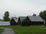 Pokrovskiy monastery. Houses of hotel.