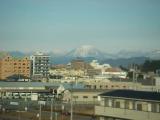 Moya hills from downtown of Aomori city Moya hills from downtown of Aomori city