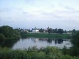 Вид на Свято-Духов монастырь с моста