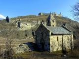 Suisse, la petite chapelle date de 1294, du château de Valère et de Tourbillon