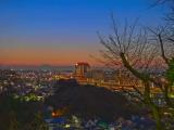 夜景と富士山 唐沢公園 夜景と富士山 唐沢公園
