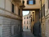 Via San Francesco a Rieti, Italia. Via San Francesco a Rieti, Italia.