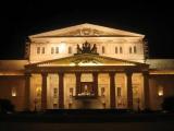 das Bolschoi-Theater bei Nacht das Bolschoi-Theater bei Nacht