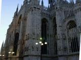米兰大教堂一侧 Milano cathedral one side 