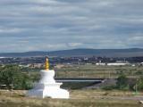 Buddhist stupa Nam'gal ("The Victory") near mineral water springs Kundustug (Beaver) Buddhist stupa Nam'gal ("The Victory") near mineral water springs Kundustug (Beaver)
