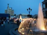 Independance Square Fountains at Night