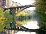 Doble elipse en el puente del Castillo de los Templarios - Ponferrada Doble elipse en el puente del Castillo de los Templarios - Ponferrada
