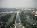 Reflection Pool from the top of the Washington Monument Reflection Pool from the top of the Washington Monument