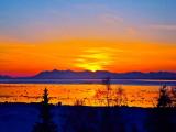 Anchorage sunset