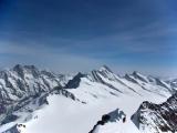Vue depuis le sommet du Mönch.