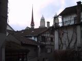 Zürich - Neustadtgasse mit Blick auf das Grossmünster Zürich - Neustadtgasse mit Blick auf das Grossmünster
