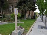 Histotic Lincoln Highway Marker at the Nevada State Museum Histotic Lincoln Highway Marker at the Nevada State Museum