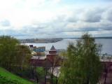 Ivanovskaya Tower and the Volga River Ivanovskaya Tower and the Volga River