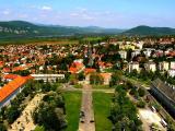 Esztergom - widok z kopuły bazyliki - kp Esztergom - widok z kopuły bazyliki - kp