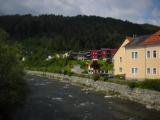 Houses on Lieser from Bruckenstrasse