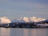 View south from Ålesund in winter