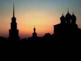 Рязанский кремль ночью. The Ryazan Kremlin at night.
