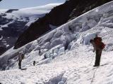 Crossing Whatcom Glacier, NE Side of Peak