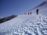 Crossing Challenger Glacier