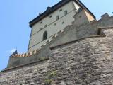 Karlštejn Castle is a large Gothic castle XIV century 