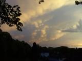 Weather-phenomenon: Mammatus-Clouds from West
