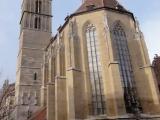 Vista da Igreja St Jakob na cidade murada de Rothenburg ob der Tauber - Alemanha Vista da Igreja St Jakob na cidade murada de Rothenburg ob der Tauber - Alemanha