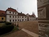 Litomyšl - Renaissance Castle 1568 - View SSW towards Bedřich Smetana's Birthplace