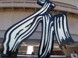 Washington, D.C. - Hirshhorn Sculpture Garden of Modern Art - Sneaking up on a Brushstroke by Roy Lichtenstein Washington, D.C. - Hirshhorn Sculpture Garden of Modern Art - Sneaking up on a Brushstroke by Roy Lichtenstein