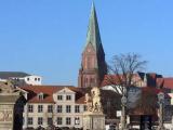 Schwerin Dom, Blick von der Schlosshalbinsel Schwerin Dom, Blick von der Schlosshalbinsel
