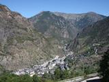 Santa Julia de Loria, Août 2011 - Vue vallée depuis Aixirival