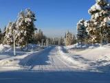 Santa Claus Village in the winter