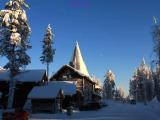 Santa Claus Village in the winter