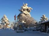 Santa Claus Village in the winter