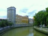 Bilbao La vista desde El Puente de la Merced- Bilbao the river and view from Merced Bridge. Bilbao La vista desde El Puente de la Merced- Bilbao the river and view from Merced Bridge.