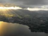 GENEVA - sunset over the Lake Léman; SEP 2011 GENEVA - sunset over the Lake Léman; SEP 2011