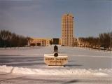 North Dakota State Capitol in Winter