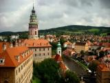 CESKY KRUMLOV-UNESCO WORLD HERITAGE-VIEW FROM CASTLE'S WINDOW CESKY KRUMLOV-UNESCO WORLD HERITAGE-VIEW FROM CASTLE'S WINDOW