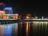 The river at night in Zhangjiakou