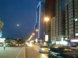Aljaber tower-full moon-برج الجابر والبدر Aljaber tower-full moon-برج الجابر والبدر