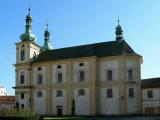 Duchcov (Dux) - Die Stadtkirche der Mariä Heimsuchung am Schlossvorhof