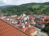 Vimperk pohled ze zámku - view from the castle Vimperk pohled ze zámku - view from the castle