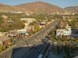 View from Main Library along E 400 S