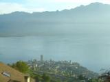 Skyline of Montreux Downtown