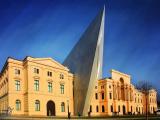 + the wedge of war  + in our all history and cultures. The new opened Military History Museum in Dresden. Created as a symbol by the famous Architect D. Libeskind