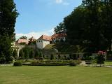 Müglitztal OT Weesenstein - Der Blick auf das Vorschloss aus dem Schlossgarten Müglitztal OT Weesenstein - Der Blick auf das Vorschloss aus dem Schlossgarten