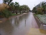 Salou - Small flooding during a rainy day - 2001 Salou - Small flooding during a rainy day - 2001