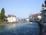 SWITZERLAND, LUCERNE: River Reuss in Luzern