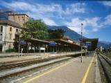 Bahnhof Aosta, Valle d'Aosta, Italien
